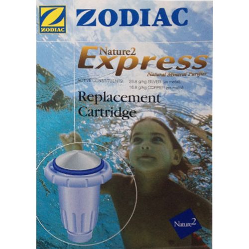 Zodiac Nature2 Express Cartridge / N2 Mineral Purifier Sanitiser (Genuine) Zodiac Nature2 Express Cartridge / N2 Mineral Purifier Sanitiser (Genuine)